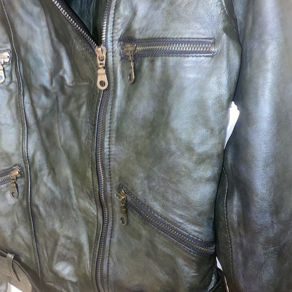 Womens faux leather jacket - Picture 7 of 11